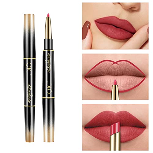 Matte Lipsticks For Women Long Lasting, Lip Liner And Lipstick Set,Moisturizing Highly Pigmented Easy To Colour - Creamy Formula Velvet Texture Lip Stick, Vegan, Cruelty-Free (14#Coral Pink) - Image 4