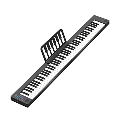 Piano à clavier pliant 88 touches pleine grandeur piano électrique pliable pondéré Bluetooth MIDI Piano numérique portable avec écran LCD, pédale de sustain, sac à main for adultes débutants - Les Beatles, Paul McCartney, John Lennon, RIngo Starr, George Harrison Piano à clavier pliant 88 touches pleine grandeur piano électrique pliable pondéré Bluetooth MIDI Piano numérique portable avec écran LCD, pédale de sustain, sac à main for adultes débutants
