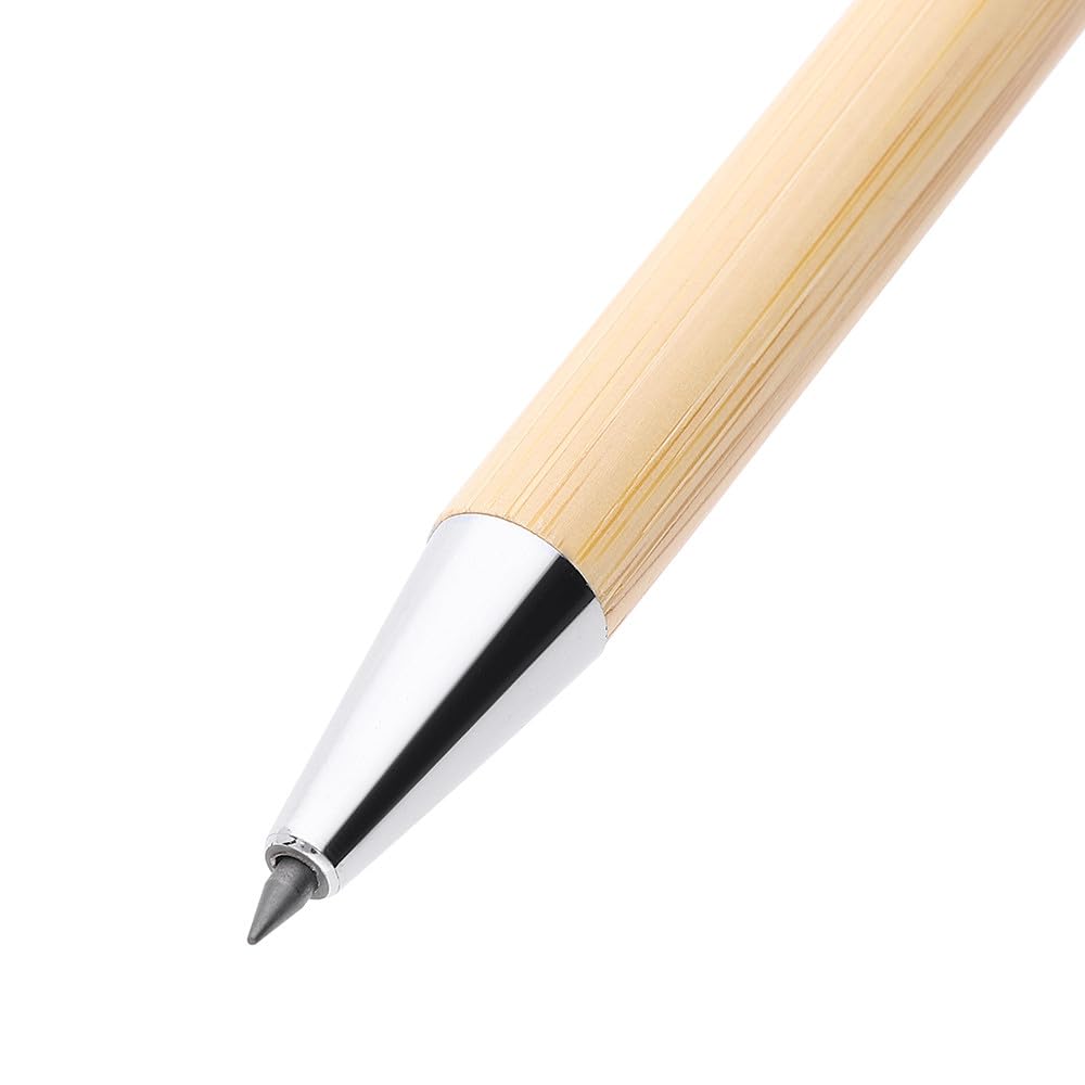 MPM Eternal Bleistift aus Bambus, ewiges Schreiben bis zu 10 km, mit Gravur, personalisierter Stift, Werbekugelschreiber mit Wunschtext & Logo, Holz/Metall-Stift, eco friendly, Preis für 1000 Stück