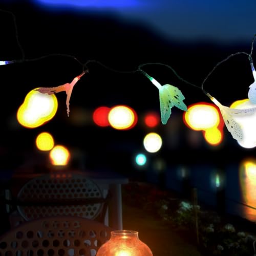 Luces solares decorativas de mariposas para jardín miniatura 4