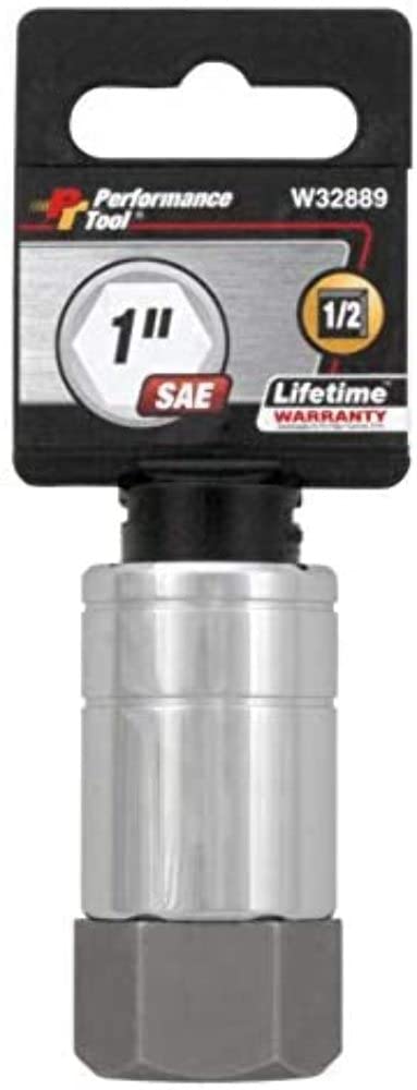 performance tool w32889 1/2-inch drive 1-inch hex bit socket