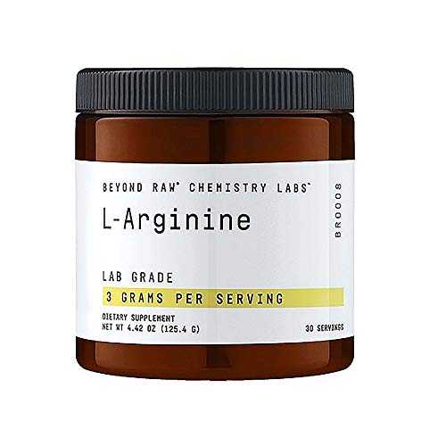 BEYOND RAW Chemistry Labs L-Arginine Powder, Fuels Exercise and Supports Recovery, 30 Servings