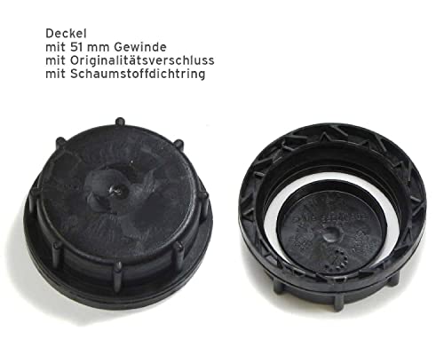 Octopus 2X 5L Kanister leer aus HDPE, mit Verschluss DIN 51mm und UN Zulassung, Wasserkanister, lebensmittelecht