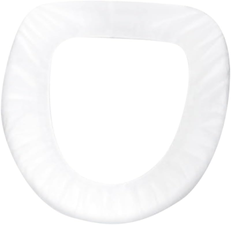 STOBAZA 50pcs Disposable Toilet Seat Covers Non Woven Pads for Travel Shopping Hotel Adult Safety Protection