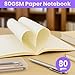 20 Pack A5 Notebooks Bulk, 8.3 x 5.5 inch Ruled Lined Kraft Composition Notebooks Bulk 10 Color Soft Cover Travel Journals for Students Classroom Office (Colourful,60 Pages 30 Sheets) (20, 10 Color)