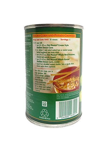 Image of Del Monte Cream Style Corn, 8.25 Ounce (Pack of 12), Yellow
