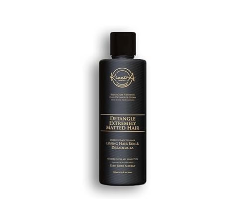 KizaiaCare Ultimate - Desenredador de cabello mate para desenredar sin dolor el cabello enredado extremadamente enmarañado, nudos de cabello