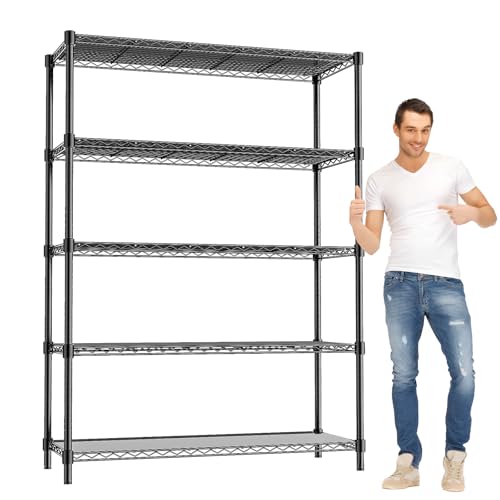 48 W Heavy Duty Metal Shelving Unit