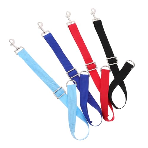 SUPVOX 4pcs Horse Bucket Hanger Adjustable Horse Strap Replacement for Outdoor Feeding