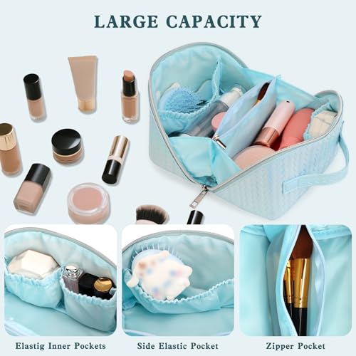 Trousse de maquillage imperméable avec compartiment de voyage - 5