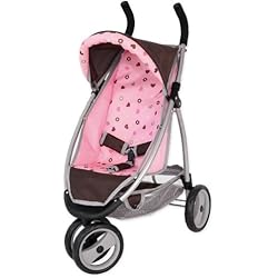 Bayer Design - Cochecito de muñeca, Jogger, Color castaño, Rosa (39920AA), de 3 a 6 años