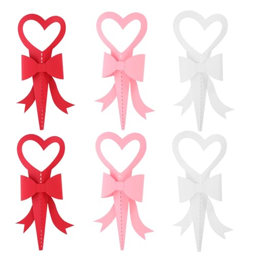 GETAJGHSD �o�����^�C���f�[�p�ԑ���y�[�p�[�X���[�u6���Z�b�g �n�[�g���`�[�t�̃t�����[�A�����W�����g�X���[�u ��֑}���Ή��̉Ԃ̃��b