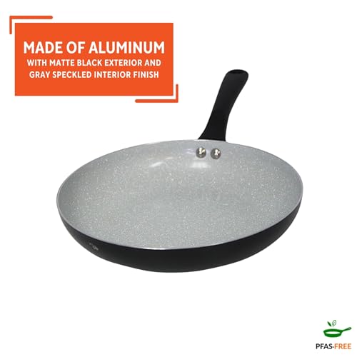 IMUSA 12" Premier Ceramic Nonstick Fry Pan with Cool Touch Handle, Matte Black by Imusa - Image 3