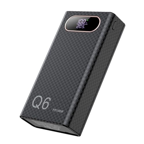 QMQJIA Battery Pack Case with PD100 Fast Charging Capability for 6pc 21700 Battery Holder Enhances Power Supply Outer Shell