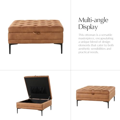 Luxury Velvet Ottoman Storage Bench