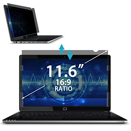 Usicoor 11.6 Inch Laptop Privacy Screen Shield 11.6 Inch(16:9)(257Mm X 145Mm), Anti-Scratch Protector Anti-Glare Privacy Screen Filter #TOP2