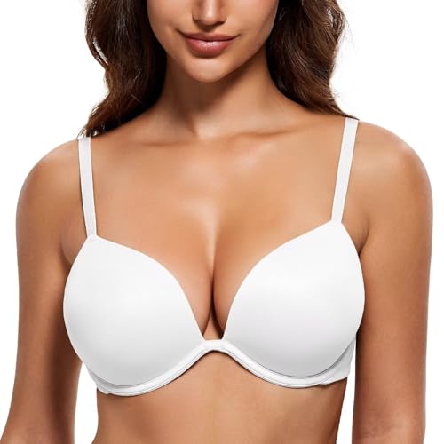 Wingslove Deep V Push Up Underwire T-Shirt Bra