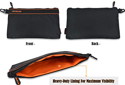 Image of WELKINLAND 4-Packs Small Tool Pouch, 13-Inch heavy duty tool Pouch w /clip