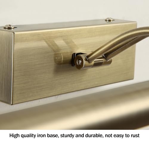 Lámpara de pared orientable con luz blanca LED rectangular para el espejo 4
