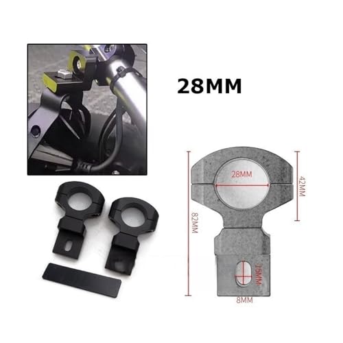 Soporte de luz auxiliar para motocicleta universal ajustable forza 2