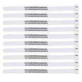 10 Uds. Anillo Reutilizable Anillo tamaño Dedo joyería Calibre Medida Herramienta de medición cinturón para Mujeres y Hombres