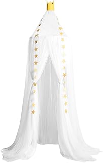 laamei Zanzariera a Baldacchino per Letti dei Bambini con Cupola Rotonda da Principessa Decorazione Protezione da Insetti per Bambini 60 x 240 cm