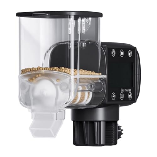 Automatic Fish Feeder - Large Programmable Pond Auto Feeder | Fish Feeder Automatic Dispenser | Programmable Feeding Machine With Digital Display Smart Food Dispenser For Daily Use Outdoor Travel