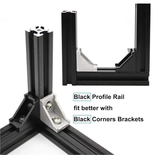 Fixation rigide profilé aluminium 2020 rainure 6mm kit de 16 - 4
