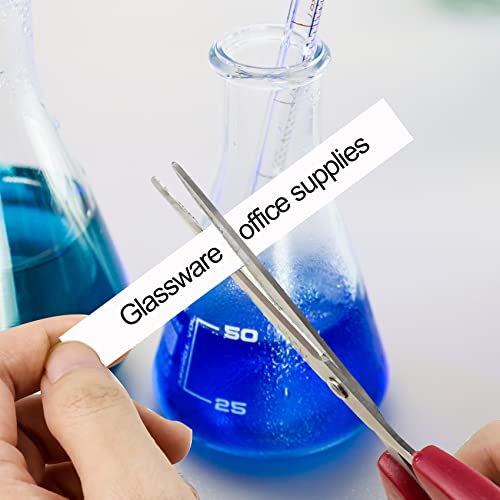 P Touch Label Tape 9Mm Replacement For Brother Tze-221 Tze221 Label Maker Tape, Tze Tz Tape 9Mm 0.35" Laminated White Work For Model Ptd220 D210 D200 H100 1880,Black On White #TOP5