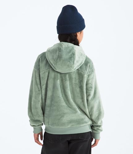 Image of THE NORTH FACE Girls' Osito Full Zip Hoodie | Fleece Hooded Jacket With Hand Pockets & Durable Ribbed Collar