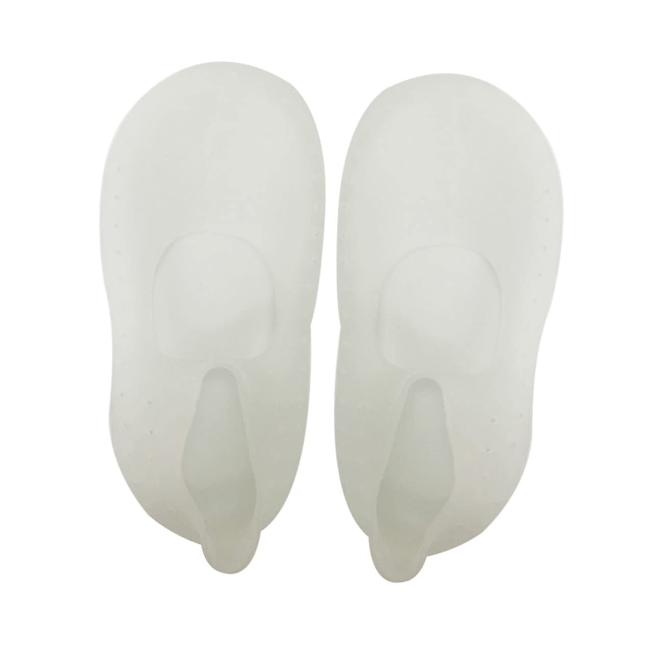 Gogogmee Cracked Foot Silicone Socks Reusable Washable Prevent Skidding Forward Foot Massage Socks Size l