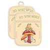 Swooflia 100 cotton pot holders 2 pack set for kitchen with pockets cute 440f heat resistant oven hot pads heavy duty for countertop home cooking baking microwave bbq farmhouse frog  urban country home decor