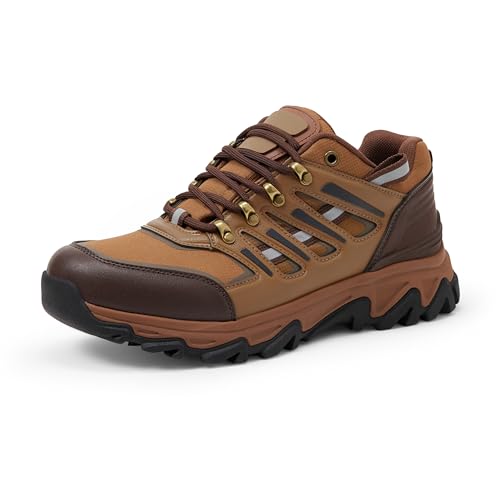 Amazon Essentials Mens Waterproof Hiking Shoes with Memory Foam Insole Brown 11