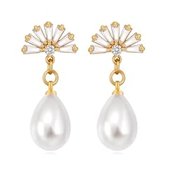 Pearl Earrings-Fan