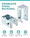 Venussar Upgrade Channel Trolley Track Hanger Bracket for UNISTRUT Strut Channel, 1-5/8 Intermediate Support Hange Bracket for All 1-5/8