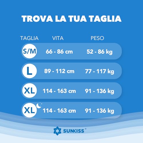 Sunkiss Trustplus Pannolone A Mutandina Massima Assorbenza Per Adulti Per Incontinenza E Post Parto, Per Anziani, Uomini E Donne, Unisex, Protezione Della Perdita, L, 16 Unità - 5