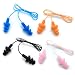 Zooshine 4Sets Color Silicone Corded Swimming Earplugs, Individual Box Packed (Earplugs Only)