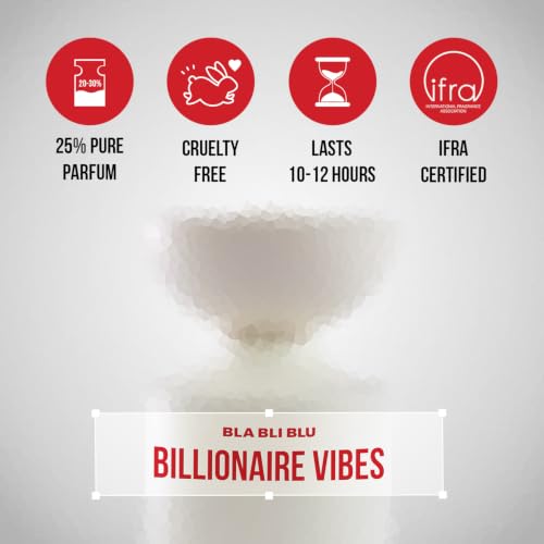 Image of BLABLIBLU Billionaire Vibes Men Perfume |100ml Long Lasting Parfum Fragrances - A Notch above EDP, EDT & EDC | Perfume For Men | Spicy, Woody & Citrus Notes