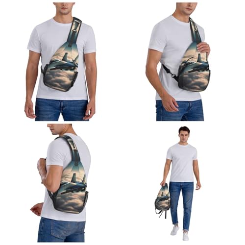 Bolso cruzado tipo sling para hombre y mujer miniatura 7