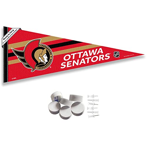 Ottawa Senators drapeaux et fixations murales idée cadeau pour fan de hockey