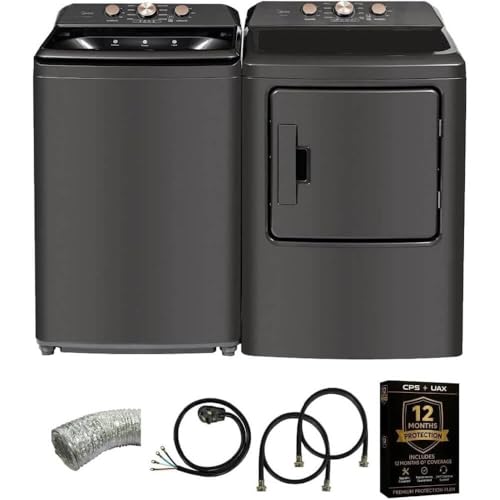 Midea MLTW41A1KIT1 Gray Top Load Washer and Dryer Pair MLTW41A1BGPR