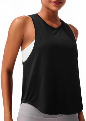 JOYSPELS Workout Tank Tops for Women, Quick Dry Ice Silk Athletic...