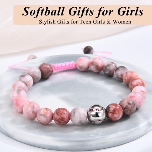 Softball Gifts for Girls Softball Bracelets for Teen Girls Daughter, Granddaughter, Coach, Team Gifts Birthday/Christmas/Graduation Gifts2
