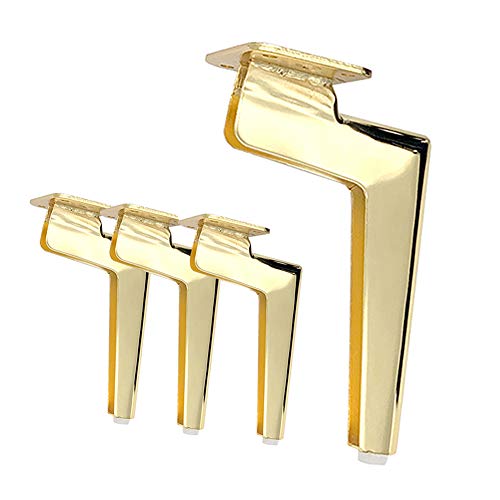 Pieds de meubles dorés en métal pour sublimer votre table basse de salon et bureau