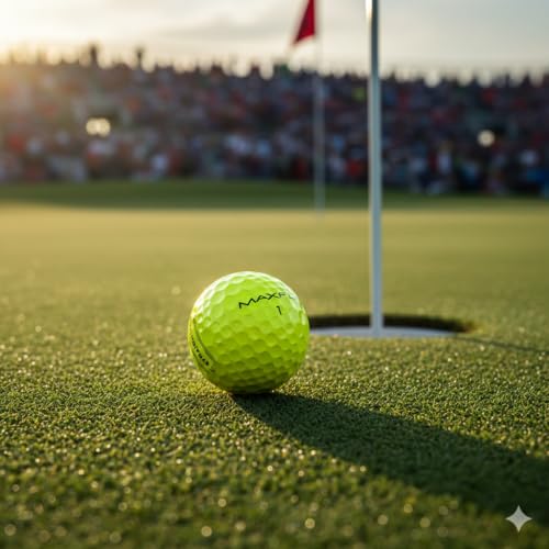 Maxfli StraightFli Yellow Golf Balls 12-Pack – Low Spin