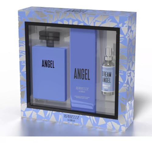 Kit Perfume Angel 100ml, Hidratante 200ml, Hair Parfum 15ml - Isabelle La Belle