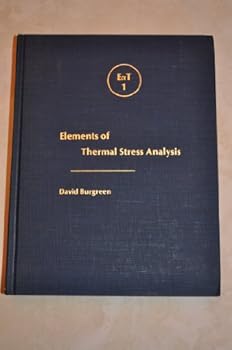 Hardcover Elements of Thermal Stress Analysis Book