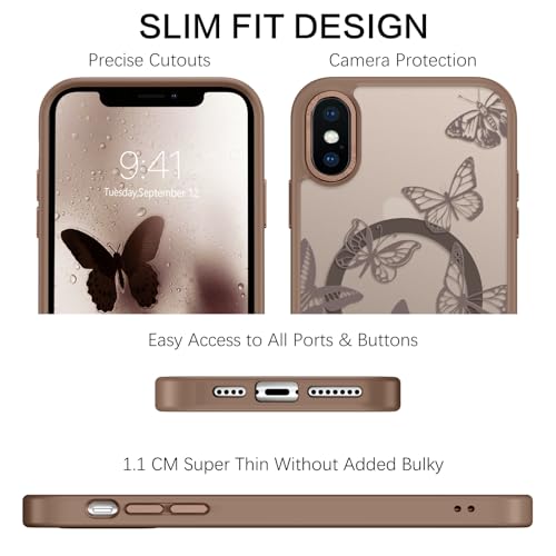 Coque iPhone Xs Max motif papillon, le cadeau idéal pour filles