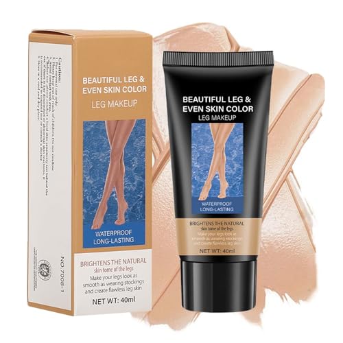 Maquillaje de piernas resistente al agua sin transferencia, maquillaje de piernas corrector, crema correctora resistente al agua para varices, cobertura duradera, cobertura de tatuajes, tono de piel