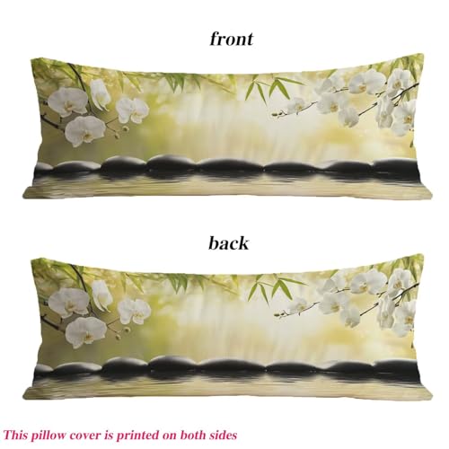 Long coussin grossesse enveloppé de douceur avec la taie traversin 180 cm bicolore - 6